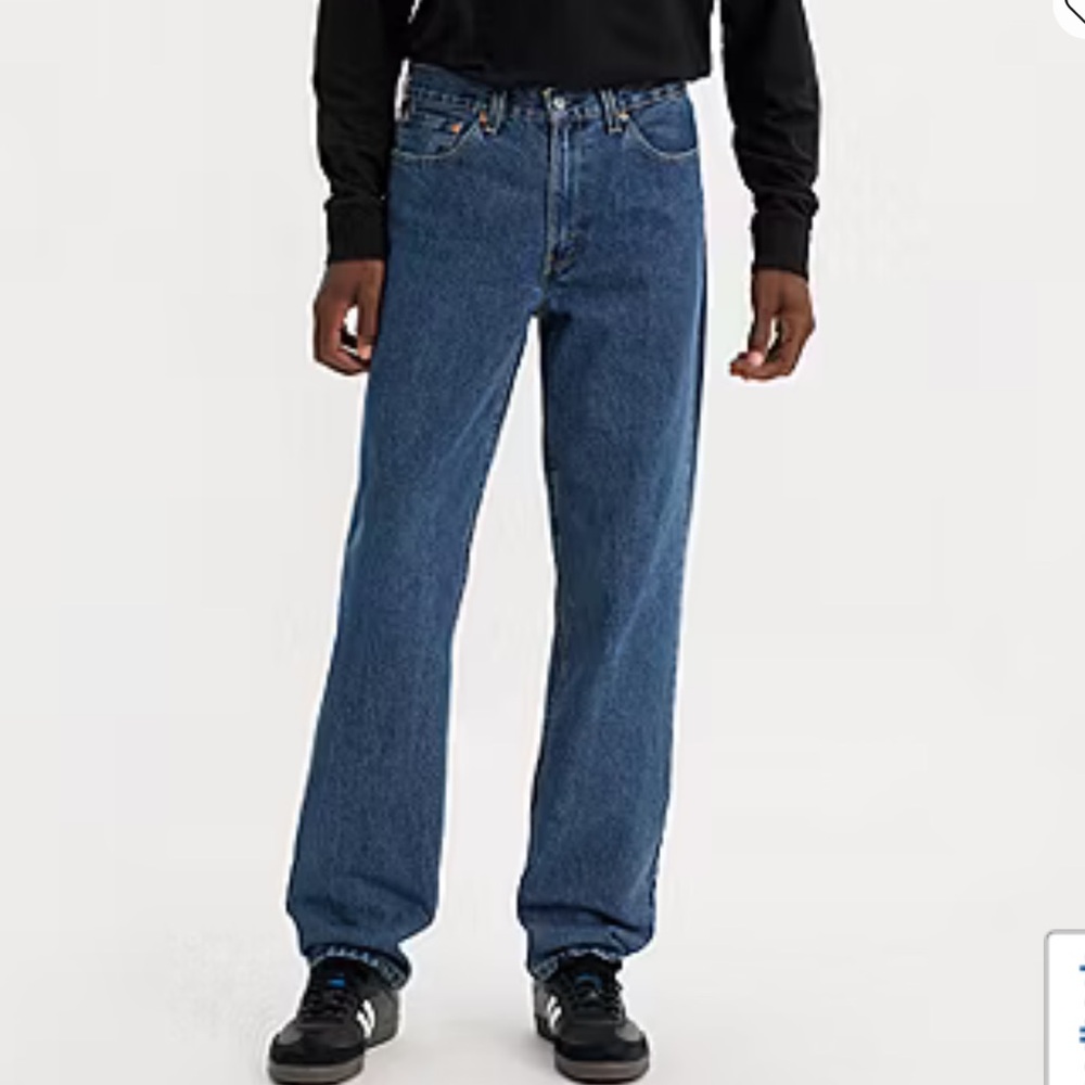 Levi's Blue Jeans 550 mens size 38W 32L.